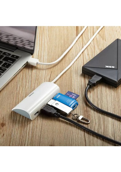 USB 4in1 Hub Adaptör USB 3.0 Çoğaltıcı