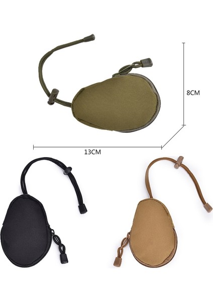 Mini Açık Yürüyüş Edc Taşıma Çantası Anahtar Bozuk Para Cüzdanı (Yurt Dışından)