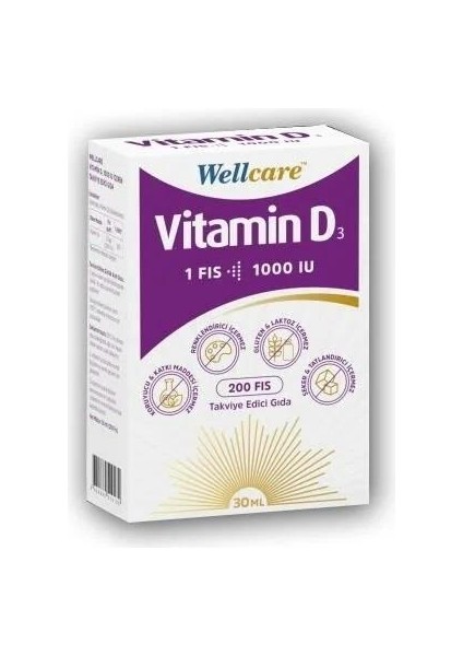 Vitamin D3 1000 Iu Sprey 30 ml