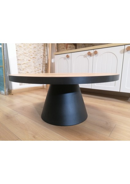 Well Bohem Orta Sehpa 90X90 Tabla Atlantik Çam Modern Sehpa modelleri