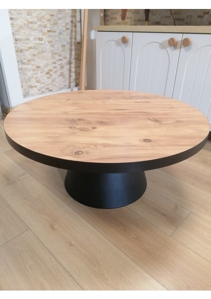 Well Bohem Orta Sehpa 90X90 Tabla Atlantik Çam Modern Sehpa fırsatları