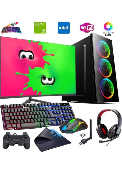 Intel I5 4n 8gb 480GB SSD 4gb GT740 24" Monitörlü Oyun Bilgisayarı (Gaming Set)