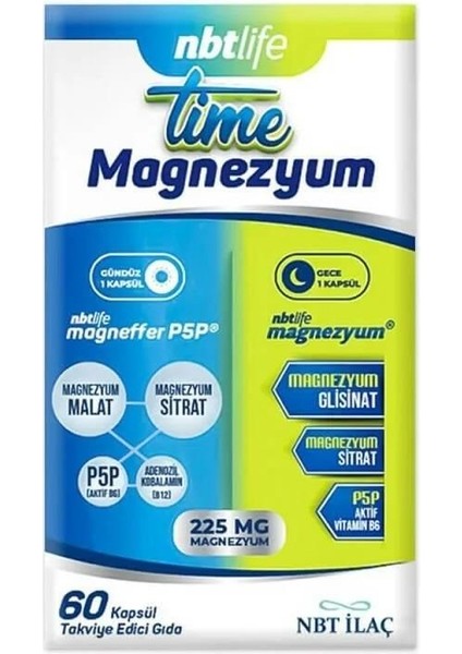 Time Magnezyum 60 Kapsül