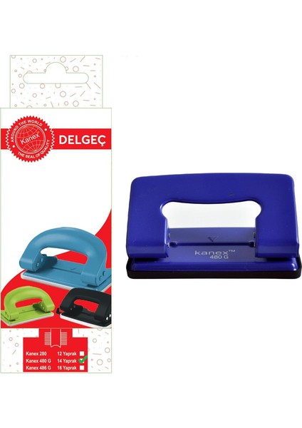 Kanex Delgeç 480G Mavi Blister - 14SAYFA