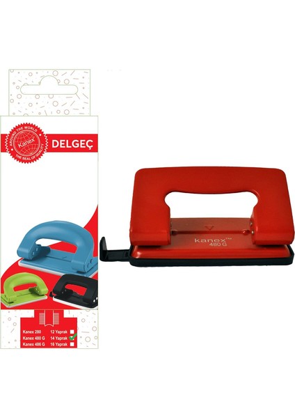 Kanex Delgeç 480G Kırmızı Blister - 14SAYFA fiyatları