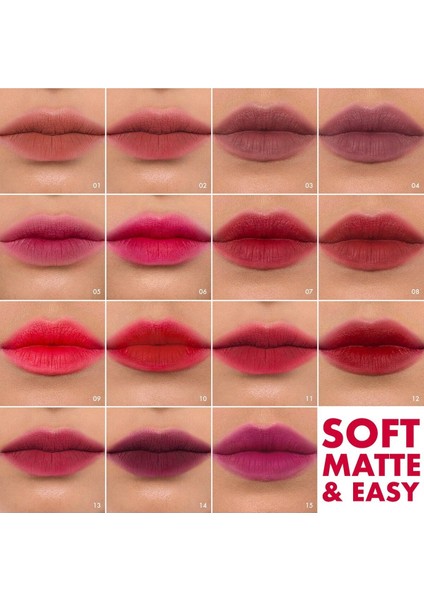 Soft Matte & Easy - Mat Ruj modelleri