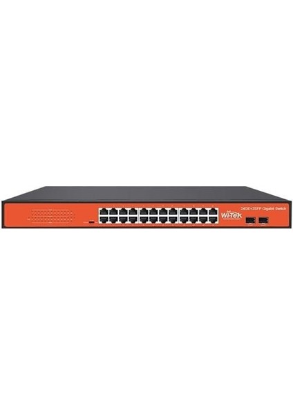 Wı-Tek 24PORT WI-SG124F Gıgabıt 2x Sfp Yönetilemez Switch