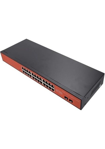 Wı-Tek 24PORT WI-SG124F Gıgabıt 2x Sfp Yönetilemez Switch