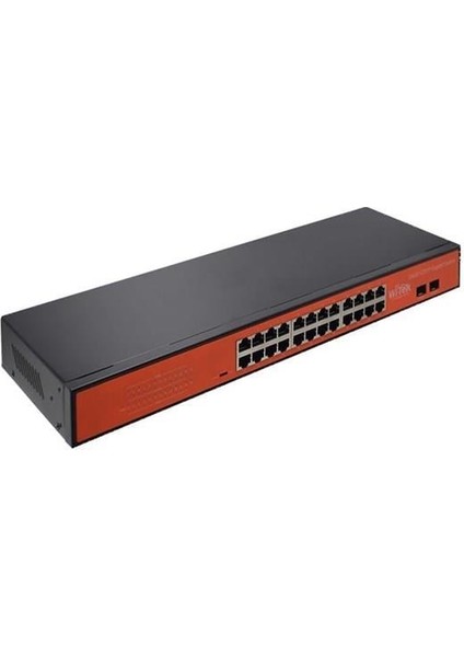 Wı-Tek 24PORT WI-SG124F Gıgabıt 2x Sfp Yönetilemez Switch