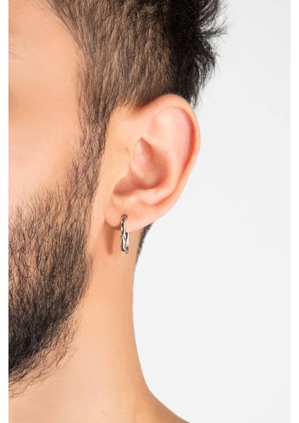 Phantom Gümüş Erkek Küpe modelleri