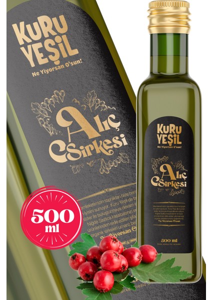 - Alıç Sirkesi - Katkısız - Doğal - Fermente Sirke 500 Ml