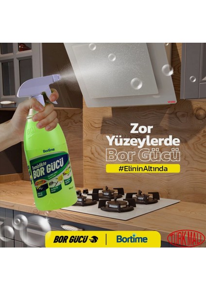 Borgücü 1000ML Çok Amaçlı Temizlik Sprey 10 Adet