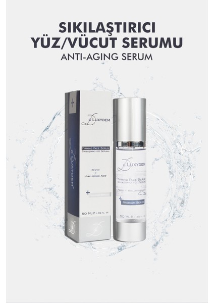 Sıklaştırıcı Yüz Serumu Kırışıklık Karşıtı Etkiyle 50 ml Karma Ciltler İçin
