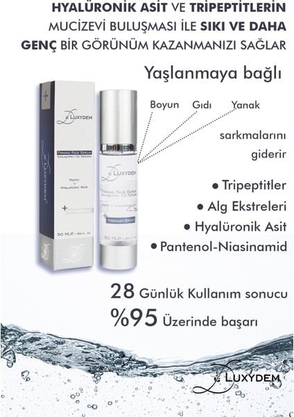 Sıklaştırıcı Yüz Serumu Kırışıklık Karşıtı Etkiyle 50 ml Karma Ciltler İçin fiyatları