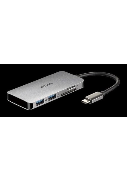 D-Lınk DUB-C106 0.15METRE Type-C - Hdmı_usb 3.0 Çevirici Adaptör 4K-60Hz/100W