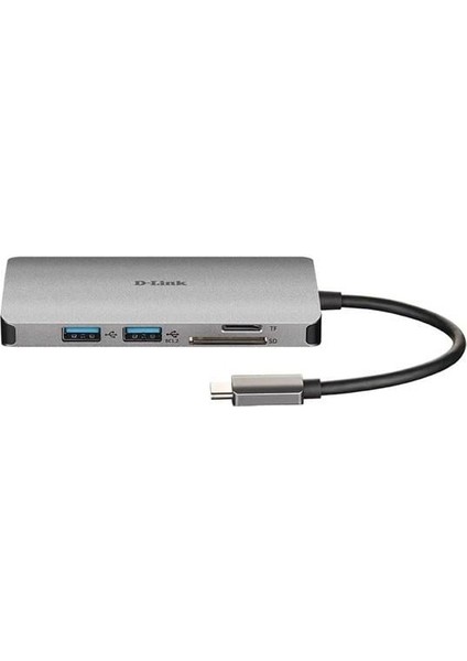 D-Lınk DUB-C106 0.15METRE Type-C - Hdmı_usb 3.0 Çevirici Adaptör 4K-60Hz/100W