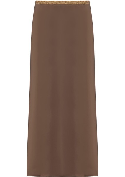 Kloş Saten Etek 24K1714 Haki