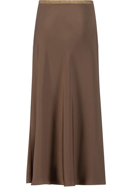 Kloş Saten Etek 24K1714 Haki