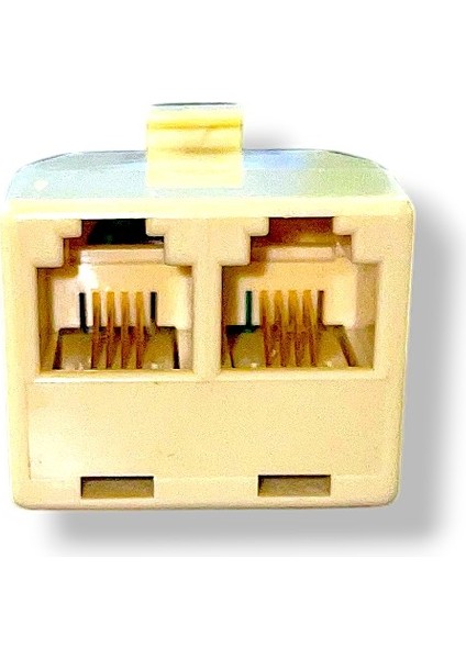 Telefon Dağıtıcı Adaptörü Jak 2'li 1 Erkek - 2 Dişi