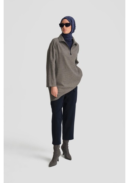 Beli Daraltılabilen Gabardin Pantolon 24K2705 Lacivert