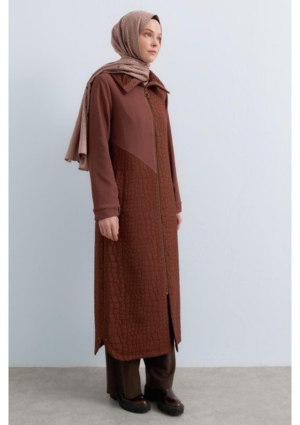 Ince Kapitone Örme Garnili Pardesü Kahve fiyatları