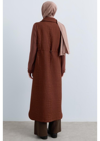 Ince Kapitone Örme Garnili Pardesü Kahve fırsatları