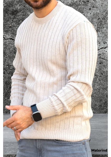 Erkek Triko Kazak Bisiklet Yaka Rahat Kalıp fiyatları