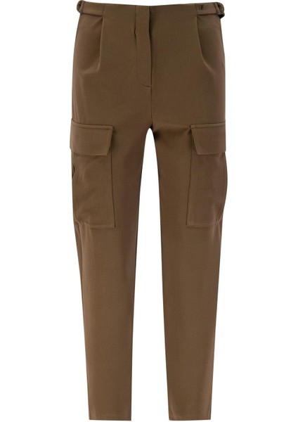 Beli Daraltılabilen Gabardin Pantolon 24K2705 Haki indirimleri