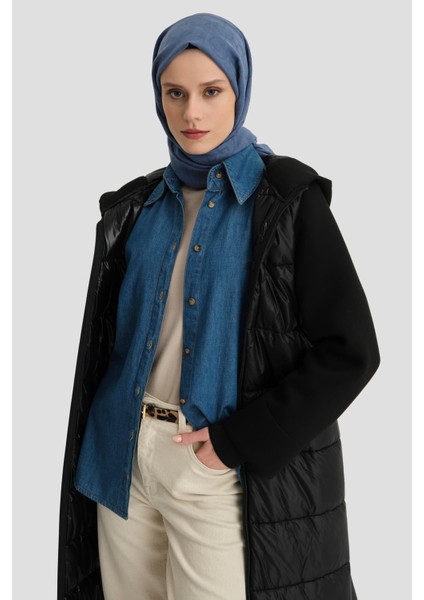 Şişme Kapitone Kaban 24K7605 Siyah