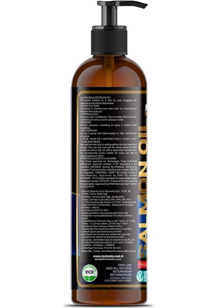 Norveç Somon Balık Yağı 400 ml 02/2026 SKT