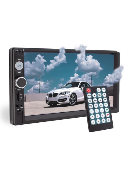 Magıcvoıce MV-5418 Usb/sd/fm/aux/bluetooth/mp5 7 Dokunmatik Mekaniksiz Double Oto Teyp (4886)