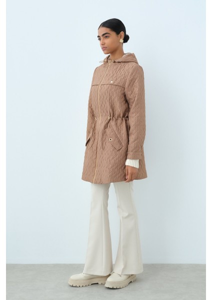 Ince Kapitone Gold Detaylı Kap Vizon fiyatları