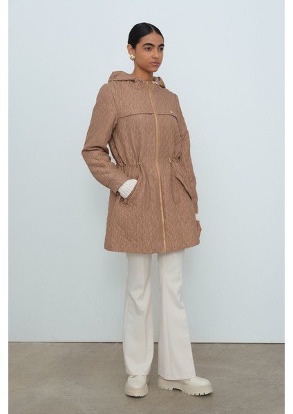 Ince Kapitone Gold Detaylı Kap Vizon indirimleri