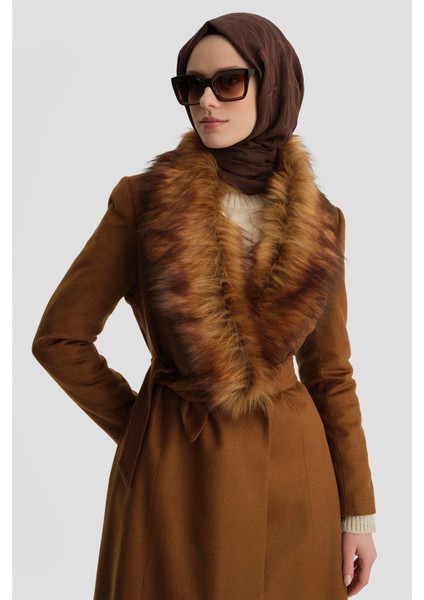 Kürklü Kaşe Kap 24KH7530 Taba