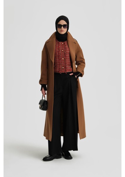 Kup Kesikli Manto 24K8107 Taba fiyatları