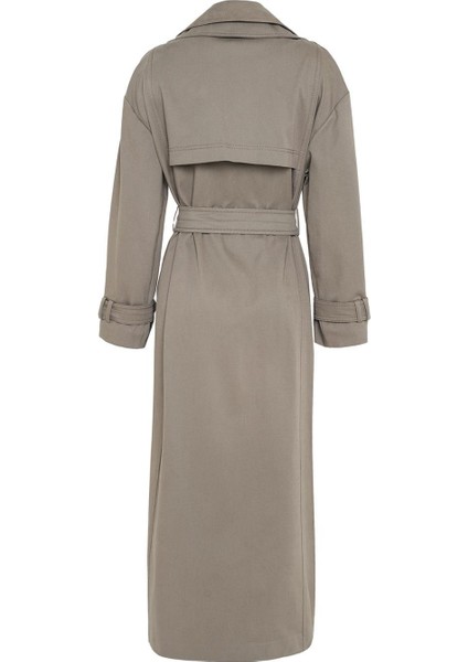 Seyyar Garni Yakalı Pardesü 24K8006 Vizon fiyatları