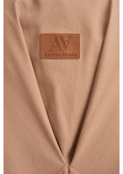 Denim Oversize Trençkot 24Y8708 Camel