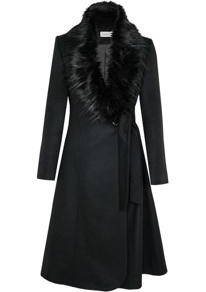 Kürklü Kaşe Kap 24KH7530 Siyah indirimleri