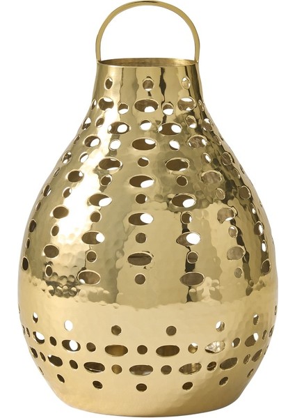 Reya Küçük Fener, Antik Pirinç Kaplamalı Zarif Tasarım