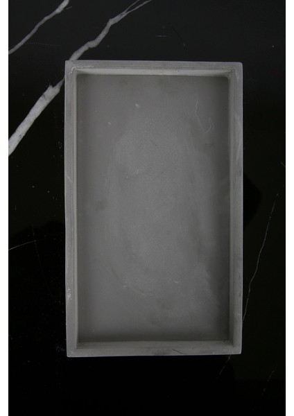 Mermer Desenli Beton Sunum Tabağı Dekoratif Sunumluk Sunum Tepsisi 15 x 25 cm fiyatları