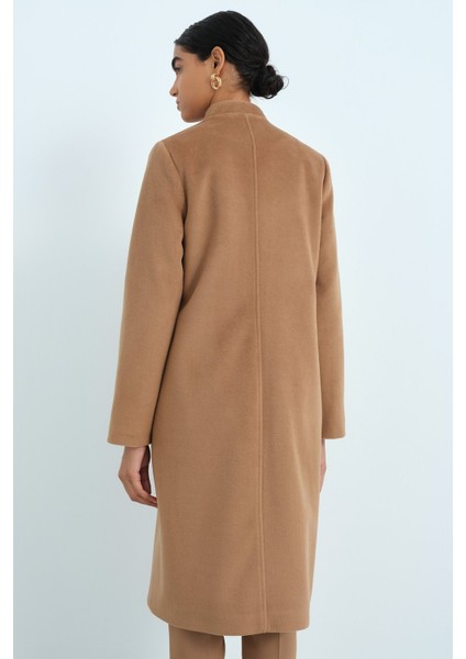 Fermuarlı Basic Kaban Camel fırsatları