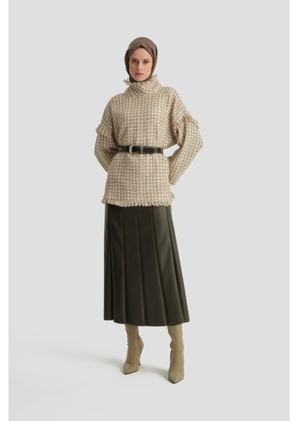 Tüvit Bluz 24K3613 Ekru