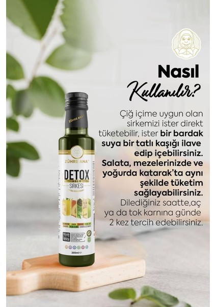 Detox Gold Sirkesi Doğal Fermantasyon 250 ml