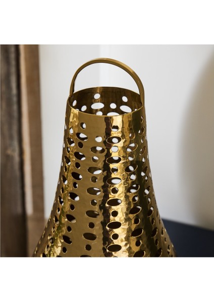 Reya Büyük Fener, Antik Pirinç Kaplamalı Zarif Tasarım (17CM) modelleri