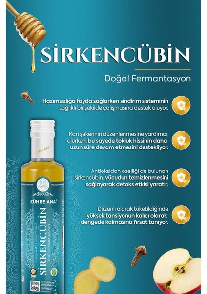 Ibni Sina Sirkencübin Prebiyotik Sirke 250 ml fiyatları