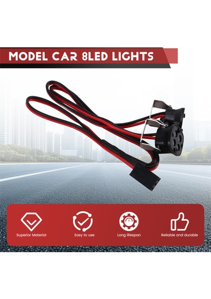 Ön Ön LED Işıklar Spot Işığı 110 Rc Crawler Beyaz Işık (Yurt Dışından) fırsatları