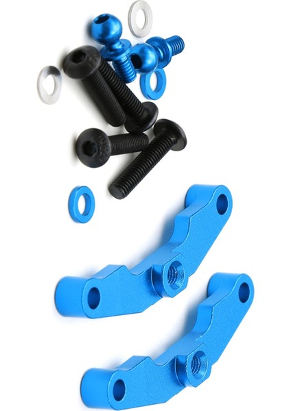 Wave Box Itme Çubuğu Braket Takımı Tamıya TT02 Type-S Rc Araba Mavi (Yurt Dışından)