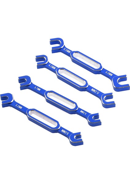 Rc Araba Için Ayar Anahtarı Takım Seti 33.23.53.7455.56MM-MAVI (Yurt Dışından)