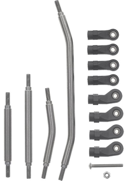 Paslanmaz Çelik Metal M4 Direksiyon Bağlantı Çubuğu Bağlantı Takımı (Yurt Dışından)