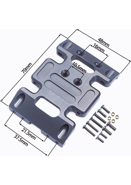 Axial SCX10 110 Için Vidalı Metal Şasi Orta Kaydırma Plakası (Yurt Dışından) fiyatları